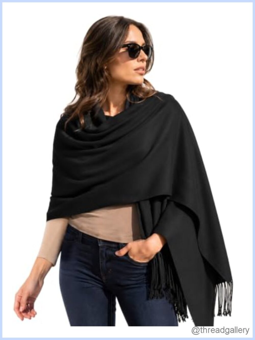 Shawl Wrap Scarf Women Wedding Evening Travel Oversized Pashmina